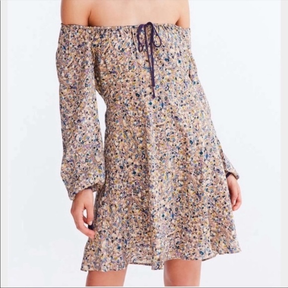 Floral Side Tie Peasant Dress - Picture 4 of 15